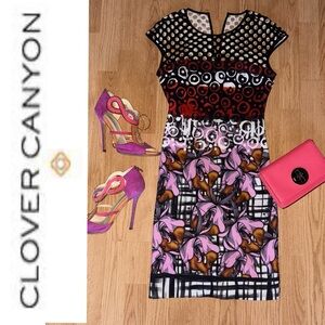 clover canyon クローバーキャニオン ミニワンピース 未使用タグ付き clover canyon クローバーキャニオン ミニワンピース 未使用タグ
